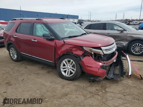 2013 Ford Explorer XLT with VIN 1FM5K8D83DGB13772, listed as a Copart auction lot 51543515 with 168,618 mi miles and Clean Title. Bid and sale history available at DreamBid. Image 4.