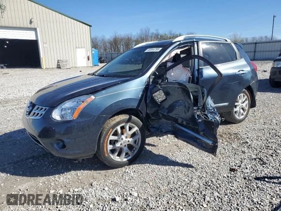 2013 Nissan Rogue SL with VIN JN8AS5MT4DW515140, listed as a Copart auction lot 50044785 with 126,002 mi miles and Salvage Title. Bid and sale history available at carsss.com. Image 1.