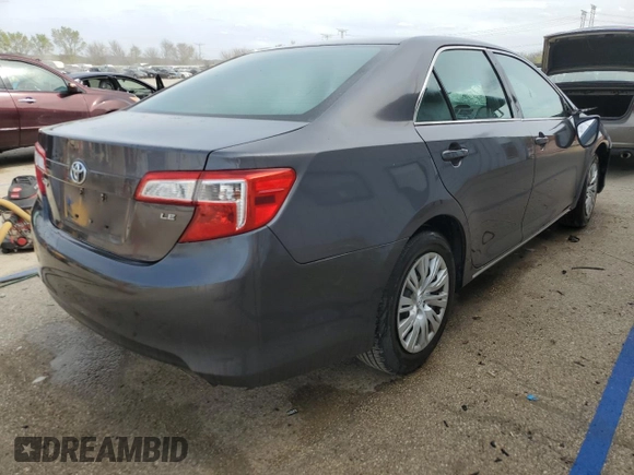 2014 Toyota Camry L with VIN 4T1BF1FK0EU424019, listed as a Copart auction lot 53088585 with 185,010 mi miles and Salvage Title. Bid and sale history available at DreamBid. Image 3.