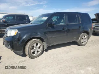 2012 Honda Pilot EX-L with VIN 5FNYF4H52CB083641, listed as a Copart auction lot 46923865 with 105,120 mi miles and Salvage Title. Bid and sale history available at carsss.com. Image 1.