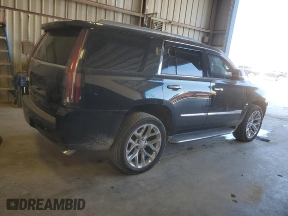 2016 Cadillac Escalade Premium Collection with VIN 1GYS4CKJ1GR477640, listed as a Copart auction lot 46214825 with 131,636 mi miles and Salvage title. Bid and sale history available at DreamBid. Image 3.