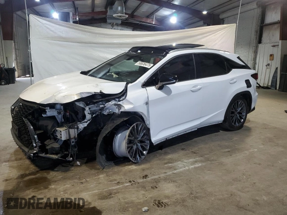 2020 Lexus RX 350 F Sport Performance z VIN 2T2YZMDA5LC237737, wystawiony jako Copart lot #58636475 z przebiegiem 86 257 mil mil oraz Szkoda całkowita • Salvage title. Historia ofert i sprzedaży dostępna na DreamBid. Obrazek 1.