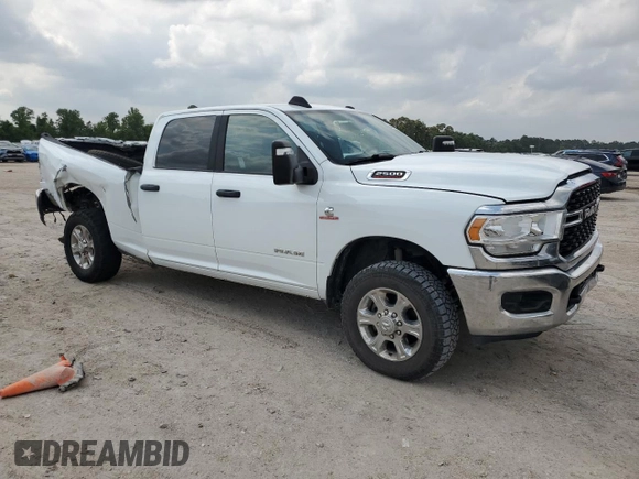 2024 Ram 2500 Big Horn with VIN 3C6UR5DL3RG106158, listed as a Copart auction lot 54498835 with 38,817 mi miles and Salvage Title. Bid and sale history available at carsss.com. Image 4.