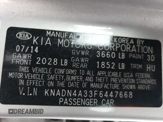 2015 Kia Rio EX with VIN KNADN4A33F6447668, listed as a Copart auction lot 53083725 with 96,168 mi miles and Clean Title. Bid and sale history available at carsss.com. Image 12.