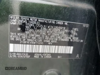 2013 Toyota RAV4 Limited with VIN 2T3DFREV9DW113245, listed as a Copart auction lot 59363665 with 143,613 mi miles and Salvage title. Bid and sale history available at DreamBid. Image 14.