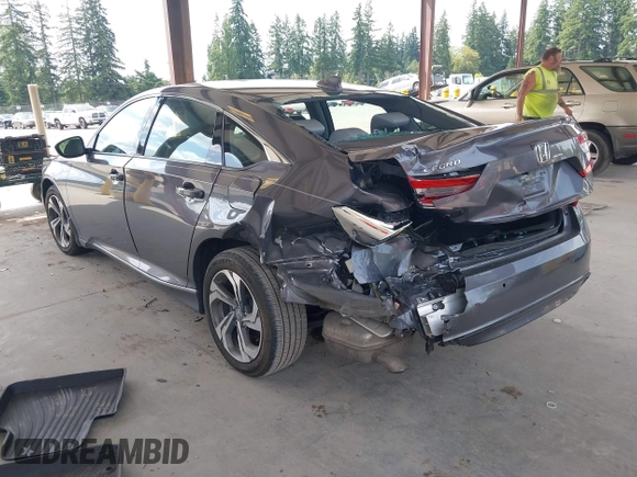 2019 Honda Accord EX with VIN 1HGCV1F43KA150293, listed as a IAAI auction lot 42592009 with 32,037 mi miles and . Bid and sale history available at DreamBid. Image 3.
