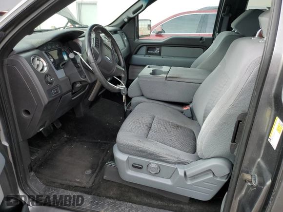 2012 Ford F-150 XL with VIN 1FTFX1EF1CFC58120, listed as a Copart auction lot 46493245 with 174,596 mi miles and Salvage Title. Bid and sale history available at carsss.com. Image 7.