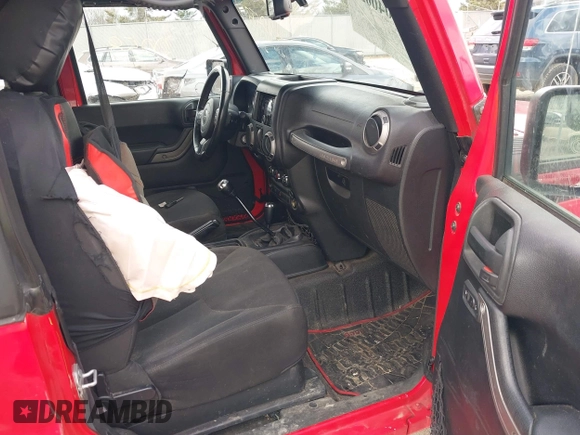 2015 Jeep Wrangler Sport with VIN 1C4GJWAGXFL686842, listed as a IAAI auction lot 42040058 with 154,091 mi miles. Bid and sale history available at carsss.com. Image 5.