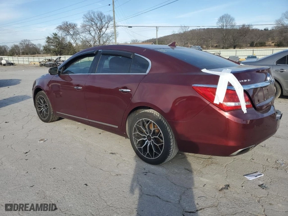 2014 Buick LaCrosse Premium I with VIN 1G4GE5G33EF268506, listed as a Copart auction lot 46103375 with 128,418 mi miles and Salvage Title. Bid and sale history available at carsss.com. Image 2.