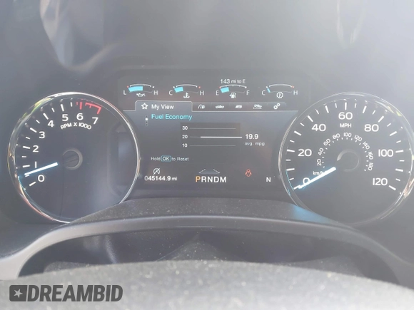 2020 Ford F-150 XL with VIN 1FTEW1CPXLFA14914, listed as a IAAI auction lot 42031623 with 45,144 mi miles and . Bid and sale history available at DreamBid. Image 7.