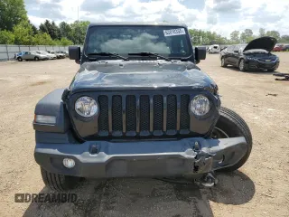 2021 Jeep Wrangler Unlimited Sport S with VIN 1C4HJXDN8MW523574, listed as a Copart auction lot 63010355 with 29,344 mi miles and Salvage title. Bid and sale history available at DreamBid. Image 5.