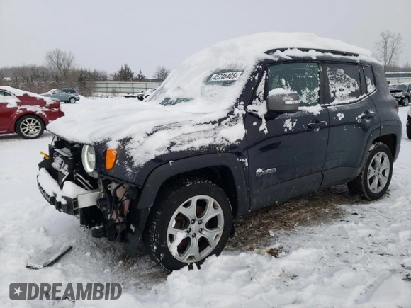 2020 Jeep Renegade Limited with VIN ZACNJBD17LPL70570, listed as a Copart auction lot 45748405 with 72,081 mi miles and Salvage title. Bid and sale history available at DreamBid. Image 1.