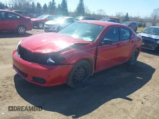 2014 Dodge Avenger SE with VIN 1C3CDZAB7EN226041, listed as a IAAI auction lot 41886981 with 126,811 mi miles. Bid and sale history available at carsss.com. Image 2.