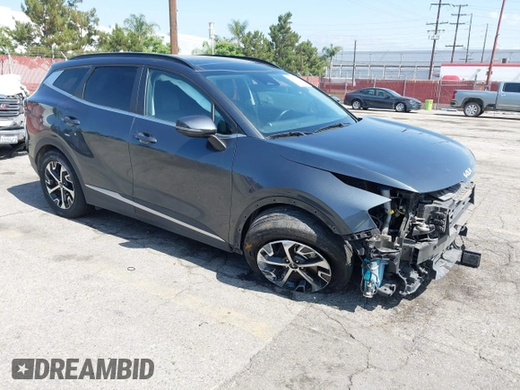2023 Kia Sportage EX with VIN KNDPVCAG4P7014112, listed as a IAAI auction lot 42610022 with 50,680 mi miles and . Bid and sale history available at DreamBid. Image 1.