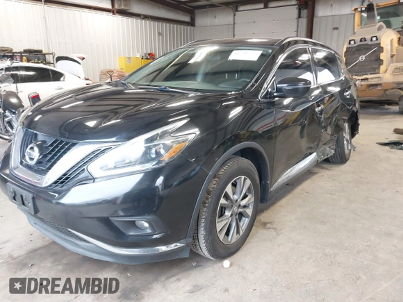 2018 Nissan Murano SL with VIN 5N1AZ2MH7JN132341, listed as a IAAI auction lot 41838334 with 79,516 mi miles. Bid and sale history available at carsss.com. Image 17.