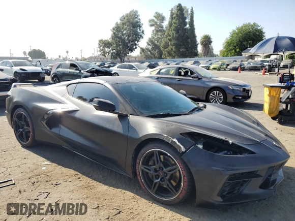 2020 Chevrolet Corvette 3LT with VIN 1G1Y82D40L5110373, listed as a Copart auction lot 66202144 with 43,121 mi miles and Salvage Title. Bid and sale history available at carsss.com. Image 4.
