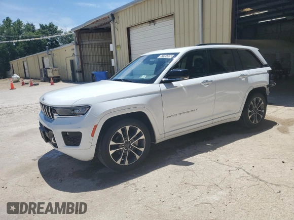 2022 Jeep Grand Cherokee Overland с VIN 1C4RJHDG0N8540256, выставлен на аукционе Copart как лот 57701365 с пробегом 61 045 миль миль и Чистый • Clean title. История ставок и продаж доступна на DreamBid. Изображение 1.