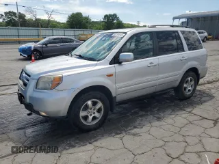 2007 Honda Pilot EX-L with VIN 5FNYF28567B042567, listed as a Copart auction lot 58194645 with 164,848 mi miles and Salvage title. Bid and sale history available at DreamBid. Image 1.