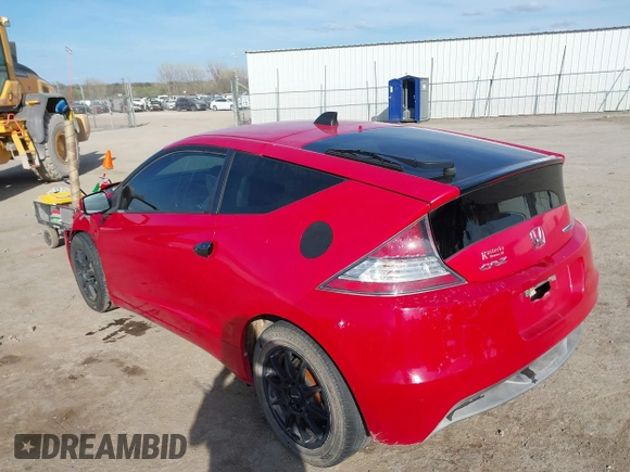 2011 Honda CR-Z EX with VIN JHMZF1D60BS007613, listed as a IAAI auction lot 41905173 with 139,930 mi miles. Bid and sale history available at carsss.com. Image 3.