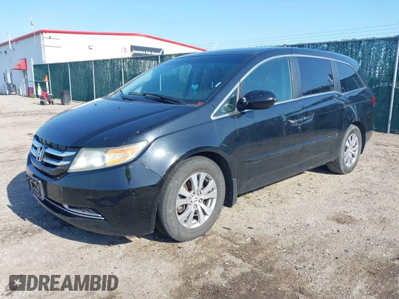 2014 Honda Odyssey EX with VIN 5FNRL5H47EB066704, listed as a IAAI auction lot 42217603 with 197,320 mi miles and . Bid and sale history available at carsss.com. Image 2.