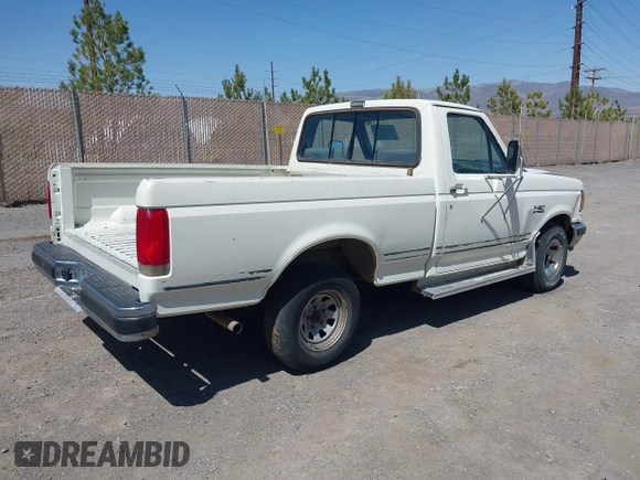 1990 Ford F-150 with VIN 2FTDF15N6LCA44303, listed as a IAAI auction lot 41981297 with 63,097 mi miles. Bid and sale history available at carsss.com. Image 4.