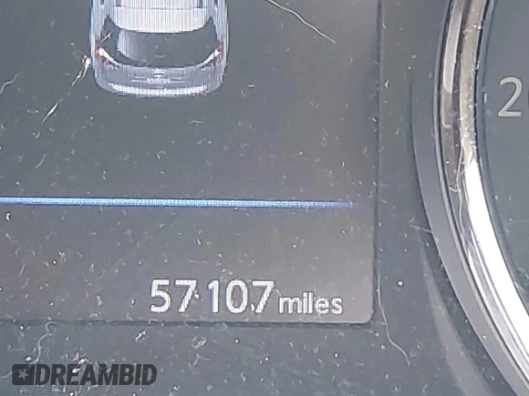 2018 Nissan Rogue SV with VIN KNMAT2MV3JP601389, listed as a IAAI auction lot 42023047 with 57,107 mi miles. Bid and sale history available at carsss.com. Image 16.