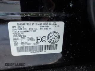 2015 Infiniti QX50 Journey z VIN JN1BJ0HR5FM771356, wystawiony jako Copart lot #46259095 z przebiegiem 135 175 mil mil oraz Szkoda całkowita • Salvage title. Historia ofert i sprzedaży dostępna na DreamBid. Obrazek 14.