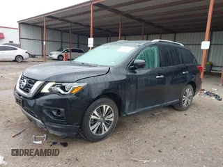 2018 Nissan Pathfinder SV with VIN 5N1DR2MN7JC633034, listed as a IAAI auction lot 41608707 with 118,694 mi miles. Bid and sale history available at carsss.com. Image 17.