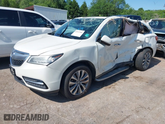 2015 Acura MDX Technology with VIN 5FRYD4H4XFB032761, listed as a IAAI auction lot 42511966 with 98,470 mi miles and . Bid and sale history available at DreamBid. Image 17.