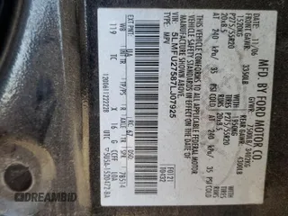 2007 Lincoln Navigator with VIN 5LMFU27587LJ07925, listed as a Copart auction lot 46303465 with Not provided miles and Salvage title. Bid and sale history available at DreamBid. Image 14.