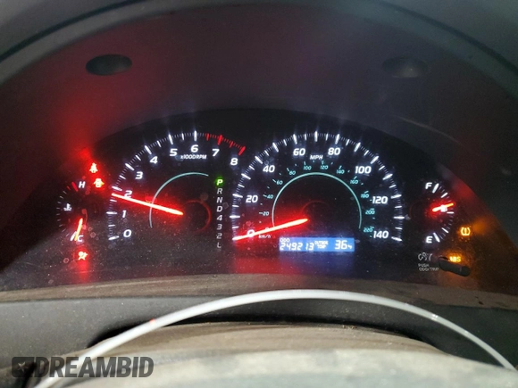 2009 Toyota Camry with VIN 4T4BE46K29R117760, listed as a Copart auction lot 44133625 with 249,213 mi miles and Salvage Title. Bid and sale history available at carsss.com. Image 9.