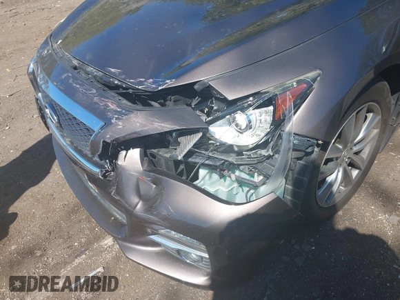 2014 Infiniti Q50 Premium with VIN JN1BV7ARXEM684719, listed as a IAAI auction lot 42122949 with 126,656 mi miles and . Bid and sale history available at DreamBid. Image 6.