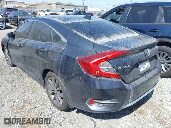 2019 Honda Civic Sedan EX with VIN JHMFC1F37KX014009, listed as a IAAI auction lot 41938780 with 69,118 mi miles. Bid and sale history available at carsss.com. Image 3.