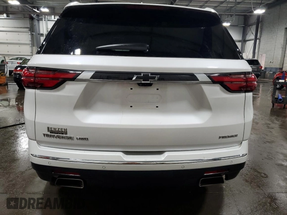 2023 Chevrolet Traverse Premier with VIN 1GNEVKKW1PJ122981, listed as a Copart auction lot 59181705 with 62,464 mi miles and Salvage title. Bid and sale history available at DreamBid. Image 6.