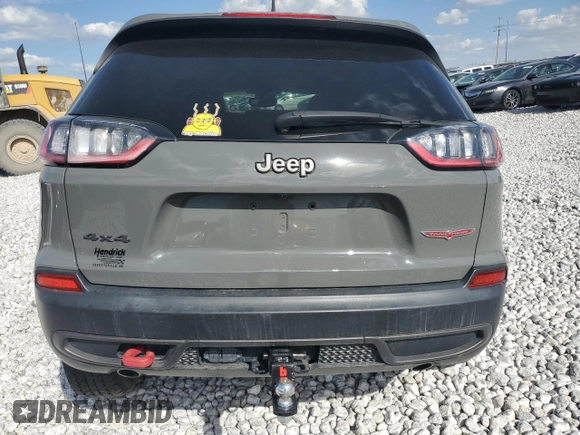 2022 Jeep Cherokee Trailhawk with VIN 1C4PJMBX7ND532150, listed as a Copart auction lot 47579155 with 42,662 mi miles and Salvage Title. Bid and sale history available at DreamBid. Image 6.