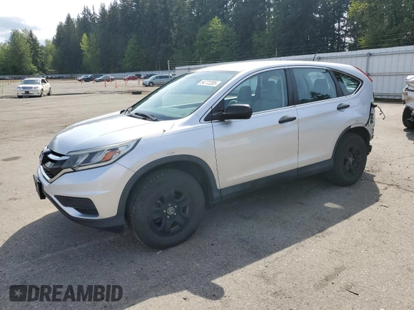 2016 Honda CR-V LX with VIN 2HKRM4H39GH638309, listed as a Copart auction lot 54772205 with 76,976 mi miles and Salvage Title. Bid and sale history available at carsss.com. Image 1.