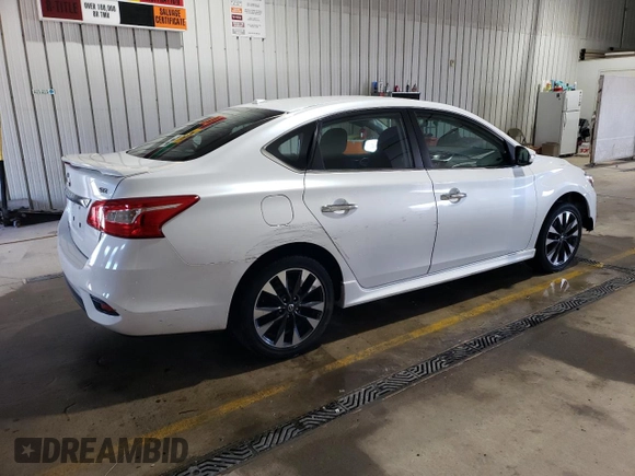 2017 Nissan Sentra SR with VIN 3N1AB7AP2HY236351, listed as a Copart auction lot 52611665 with 69,771 mi miles and Salvage Title. Bid and sale history available at DreamBid. Image 3.