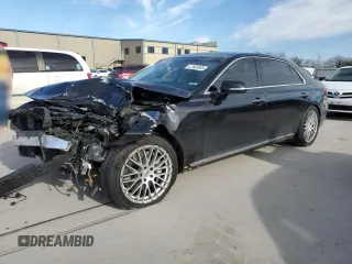 2019 Genesis G90 z VIN KMTF54JH2KU064089, wystawiony jako Copart lot #47463345 z przebiegiem 37 132 mil mil oraz Szkoda całkowita • Salvage title. Historia ofert i sprzedaży dostępna na DreamBid. Obrazek 1.
