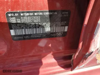 2013 Mitsubishi Lancer SE with VIN JA32V2FW4DU022565, listed as a Copart auction lot 48892565 with 104,892 mi miles and Salvage Title. Bid and sale history available at carsss.com. Image 14.