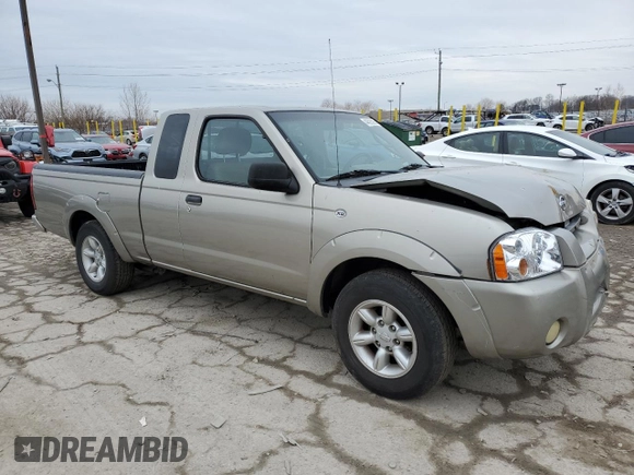 2003 Nissan Frontier XE with VIN 1N6DD26T03C423079, listed as a Copart auction lot 44593295 with 232,850 mi miles and Salvage title. Bid and sale history available at DreamBid. Image 4.