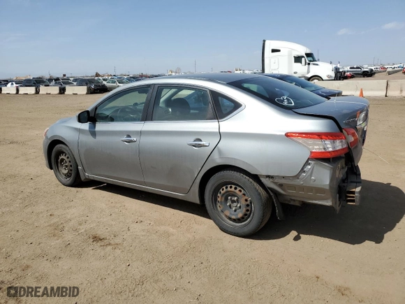 2013 Nissan Sentra SV with VIN 3N1AB7AP4DL671007, listed as a Copart auction lot 52369225 with 104,613 mi miles and Salvage Title. Bid and sale history available at carsss.com. Image 2.