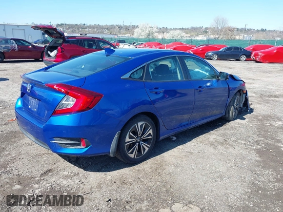 2017 Honda Civic Sedan EX-T with VIN 19XFC1F32HE207503, listed as a IAAI auction lot 41942040 with 60,983 mi miles. Bid and sale history available at carsss.com. Image 4.