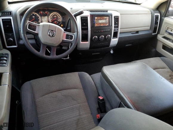 2009 Dodge Ram 1500 SLT with VIN 1D3HB18P09S814999, listed as a Copart auction lot 84516204 with 197,268 mi miles and Salvage Title. Bid and sale history available at carsss.com. Image 8.