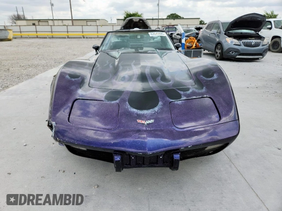 1979 Chevrolet Corvette with VIN 1Z8749S407485, listed as a Copart auction lot 63649885 with 83,814 mi miles and Salvage title. Bid and sale history available at DreamBid. Image 5.