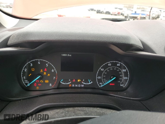 2022 Ford Transit Connect XLT with VIN NM0GE9F25N1509870, listed as a Copart auction lot 50624425 with 14,851 mi miles and Clean title. Bid and sale history available at DreamBid. Image 9.