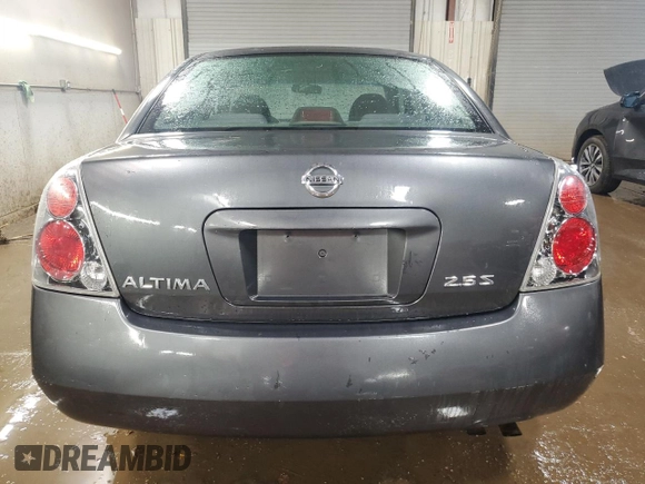 2006 Nissan Altima 2.5 S with VIN 1N4AL11DX6C256016, listed as a Copart auction lot 48177575 with 156,832 mi miles and Salvage Title. Bid and sale history available at carsss.com. Image 6.