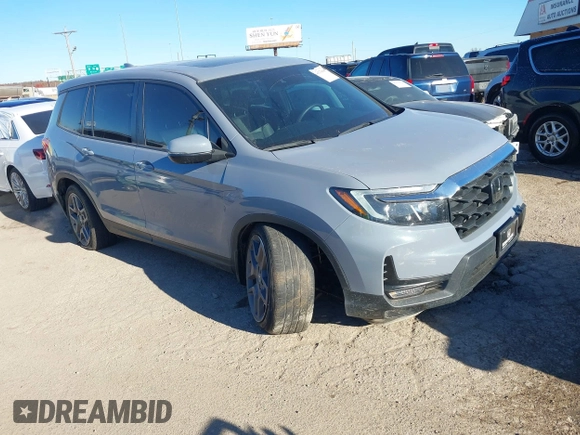 2022 Honda Passport EX-L with VIN 5FNYF7H57NB005716, listed as a IAAI auction lot 41078499 with 33,141 mi miles and . Bid and sale history available at DreamBid. Image 1.