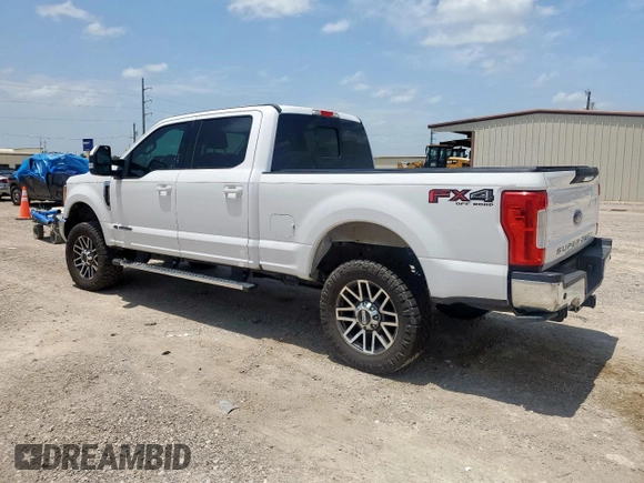 2017 Ford F-250 Lariat with VIN 1FT7W2BT2HEB68950, listed as a Copart auction lot 60847995 with 217,292 mi miles and Clean title. Bid and sale history available at DreamBid. Image 2.