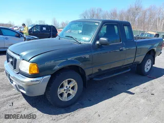 2004 Ford Ranger XL Fleet with VIN 1FTZR15E34PA90118, listed as a IAAI auction lot 42010225 with 126,000 mi miles. Bid and sale history available at carsss.com. Image 2.