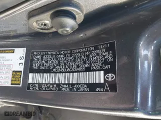 2012 Toyota Prius v Two with VIN JTDZN3EU8C3059855, listed as a IAAI auction lot 41581089 with 1 mi miles. Bid and sale history available at carsss.com. Image 9.